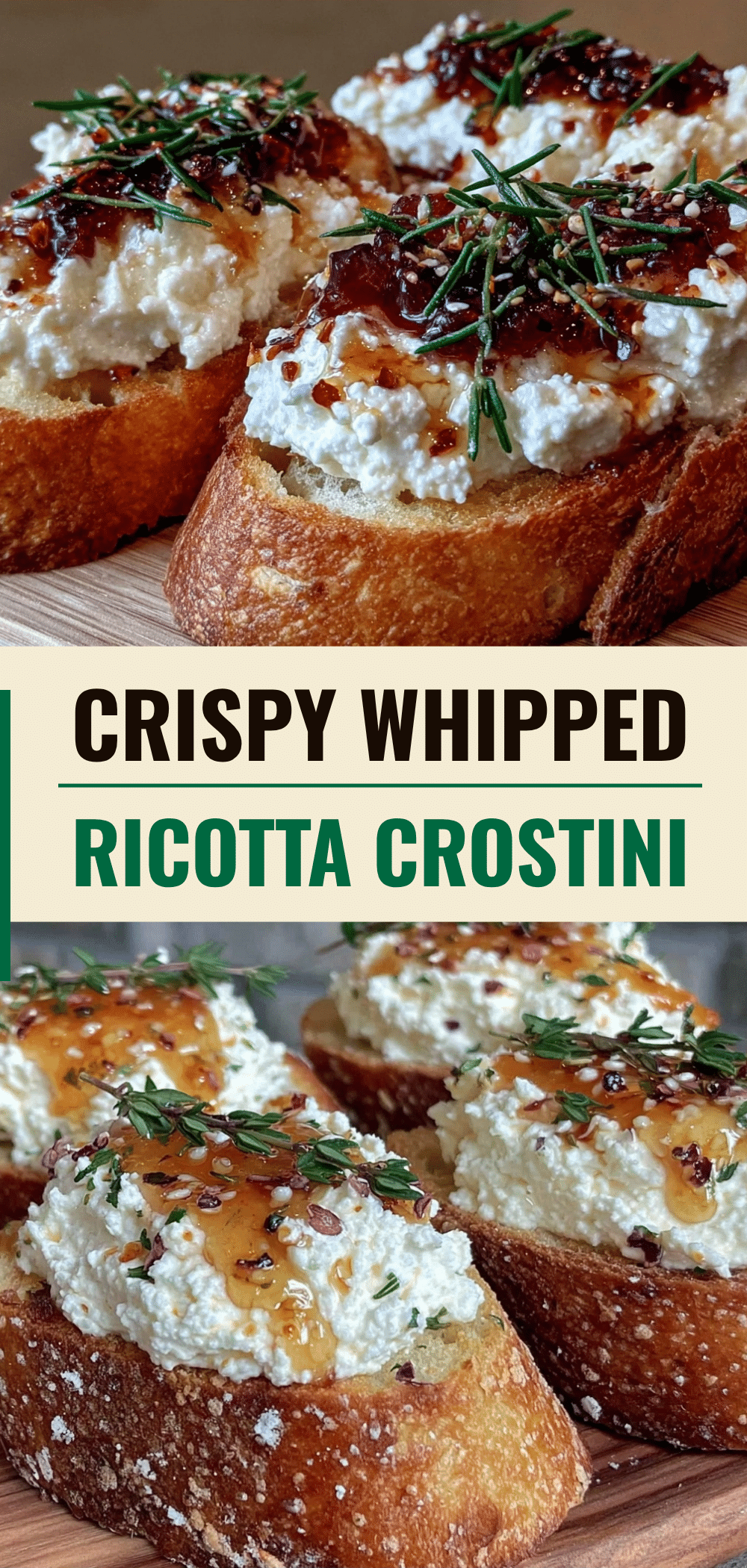 Whipped Ricotta Crostini: Easy Make-Ahead Breakfast 5 Whipped Ricotta Crostini recipe